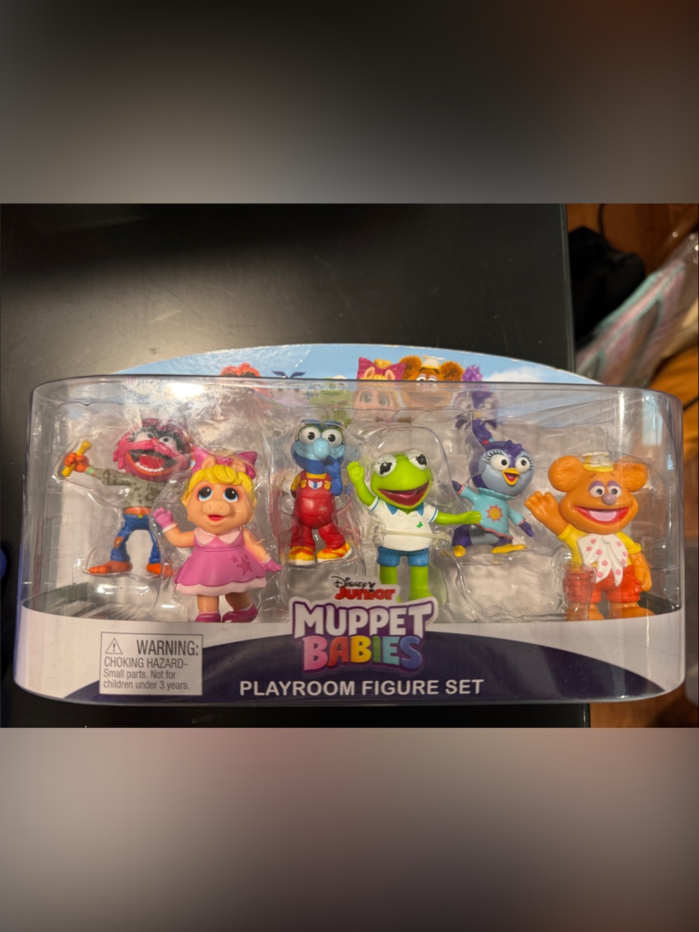 Playroom Figure Set - Pink, Green, Blue Characters